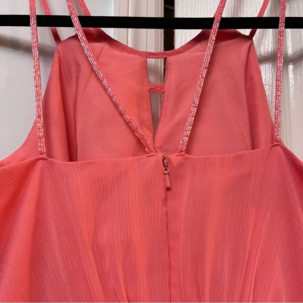 Coral pink dress - Picture 9 of 10